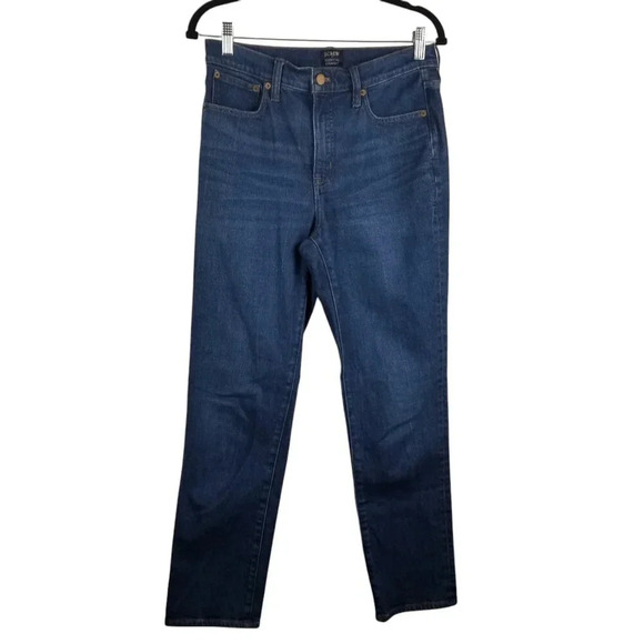 J. Crew Women's Essential Re-Imagined Straight Jeans Sz 28T - Picture 1 of 6